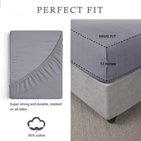 Sábana Ajustable de Algodón Orgánico Puro Plateado Tamaño Queen con Logotipo Personalizado para Conexión a Tierra y Energía Terrestre Saludable