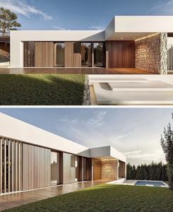 Petites cabines modernes préfabriquées portables Petit blockhaus en rondins Structure en acier Porte en bois Resort Chambre à coucher Villas Appartement Triangle Maison - Product Image 6