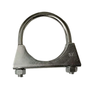 Collier de serrage en U / Serre-tuyau en acier inoxydable 304 (M8) adapté aux tuyaux d'échappement - Product Image 1
