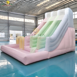 Tobogán Acuático Inflable Comercial <span class=keywords><strong>Grande</strong></span> para Exteriores, <span class=keywords><strong>Castillo</strong></span> <span class=keywords><strong>Hinchable</strong></span> con Tobogán y Piscina para Niños y Adultos - Product Image 3