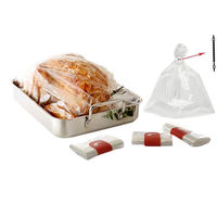 Sac en plastique de four à dinde de cuisson au micro-ondes de qualité alimentaire jetable résistant aux hautes températures pour poulet