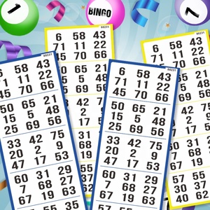 Bingo Game Cards Paper <b>Sheets</b> Funny Calling Tickets Board Number Party <b>Sheet</b> Interactive Deck Blank Printable Numbers - Product Image 1