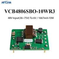 Convertisseur DC-DC Hi-Link VCB4805SBO-10WR3 VCB4812SBO-10WR3 10W, isolation 36-75Vdc 1500Vdc, module DIP 1/16 Brick