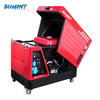 Portable 5kVA 5kw 5000W 1-Phase AVR à clapet silencieux groupe électrogène diesel électrique prix groupe électrogène