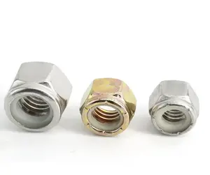 K-lock Nut máy giặt Nut Hex Nuts răng bên ngoài mạ niken M3 M6 M10 M12