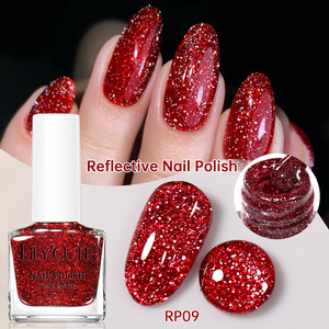 Esmalte de uñas con purpurina láser efecto diamante triturado súper brillante, de secado rápido, sin necesidad de curado, para decoración de uñas en fiestas. - Product Image 5