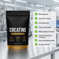 Créatine en poudre saveur pastèque pour marque privée OEM, soutien musculaire, créatine HCL en vrac, vente en gros, fabricant