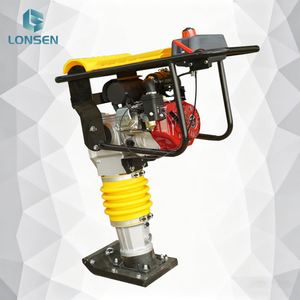 Compacteur de bordure de route HCR110 léger 75 kg à moteur essence pour la construction routière, facile à manœuvrer - Product Image 5