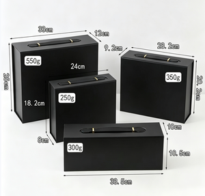 Caja de Regalo de Cartón Rígido Verde de Lujo con Asa y Logotipo Personalizado para Empaque de Set de Regalo Premium - Product Image 2