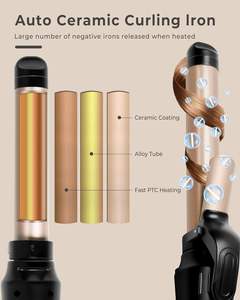 เครื่องม้วนผมไฟฟ้าเซรามิกอัตโนมัติแบบมืออาชีพ สำหรับ<span class=keywords><strong>ผม</strong></span><span class=keywords><strong>ลอน</strong></span><span class=keywords><strong>ใหญ่</strong></span> พร้อมหน้าจอแสดงอุณหภูมิ LED (120-200 องศา) สำหรับใช้ในบ้าน - Product Image 3
