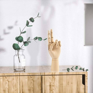 Maniquí de Arte de madera de mano derecha de 7 "/10"/12 "con dedos para práctica escolar de pintura - Product Image 5