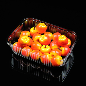 Düşük fiyat yüksek şeffaflık <span class=keywords><strong>PET</strong></span>/PE taze yiyecek tepsisi şeffaf tek kullanımlık plastik <span class=keywords><strong>PET</strong></span> tepsiler - Product Image 5