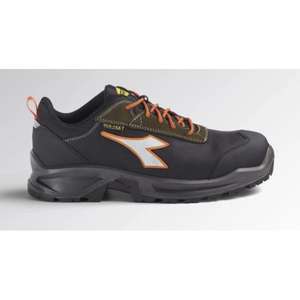 DIADORA UTILITY-701,177652-C3548/47 Zapato impermeable de baja seguridad negro/Verde termoaislante en cuero nobuk italiano pull-up - Product Image 1