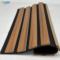 Panneaux acoustiques flexibles ultra-minces 3+5, panneaux acoustiques incurvés, panneaux acoustiques en bois pour la réduction du bruit, pour centre commercial, salle de conférence, hôtel