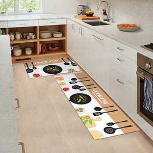 ชุดครัว2ชิ้นพรมปูพื้นกันลื่นสำหรับทำอาหาร - Product Image 2