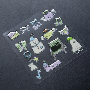 Tùy Chỉnh Phim Hoạt Hình Rõ Ràng Trẻ Em Epoxy <span class=keywords><strong>3D</strong></span> Dán 32Mm Epoxy Nhãn Cầu Vải Dán Tấm Cho Iphone - Product Image 4