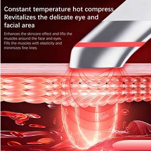 قلم ومدلك لاسلكي كهربائي لإزالة تجاعيد العين للهالات السوداء وشد الجلد مطاط بلاستيكي ABS من السيليكون - Product Image 4