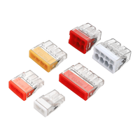 Connecteur de câblage rapide et compact 2273-202, 24A/400V, en cuivre et boîtier PC, pour raccordement rapide de lumières LED