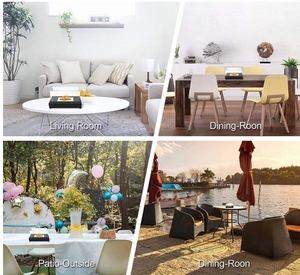 Dikdörtgen ateş çukuru açık taşınabilir Firepit kapalı masa şömine için veranda balkon oturma odası masası aile tatil için