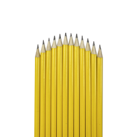 Crayons ronds en bois HB de 7,5 pouces avec gomme colorée, certifiés EN71/ISO, papeterie sûre, fabrication directe usine, support OEM/ODM