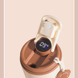 แก้วน้ำเก็บความร้อนสุญญากาศสองชั้น สแตนเลส สตีล ยี่ห้อ IStapromo พร้อมหน้าจอแสดงอุณหภูมิ - Product Image 6