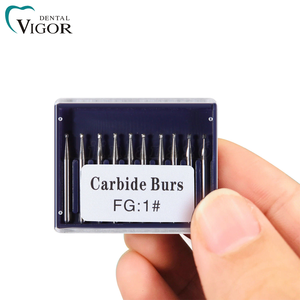 10 cái/hộp nha khoa FG <span class=keywords><strong>Carbide</strong></span> <span class=keywords><strong>burs</strong></span> Kit cho Nha khoa đánh bóng công cụ - Product Image 3