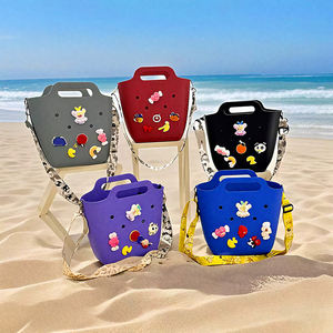 女性用トートバッグゴムシリコーンバッグEVAビーチバッグを出荷する3日準備 - Product Image 1