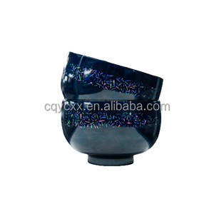 Traditional Wooden Lacquerware Bowl with Exquisite Design for Display or Home Decor