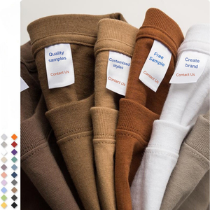 Мужская футболка оверсайз из 100% хлопка с индивидуальным логотипом, плотный трафарет на плечах, настраиваемый принт - Product Image 1