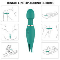 Schlussverkauf Silikonvibrator Körper persönlich wasserdicht schnurlos andere Massageprodukte Doppelmotor Wandschale Massagegerät