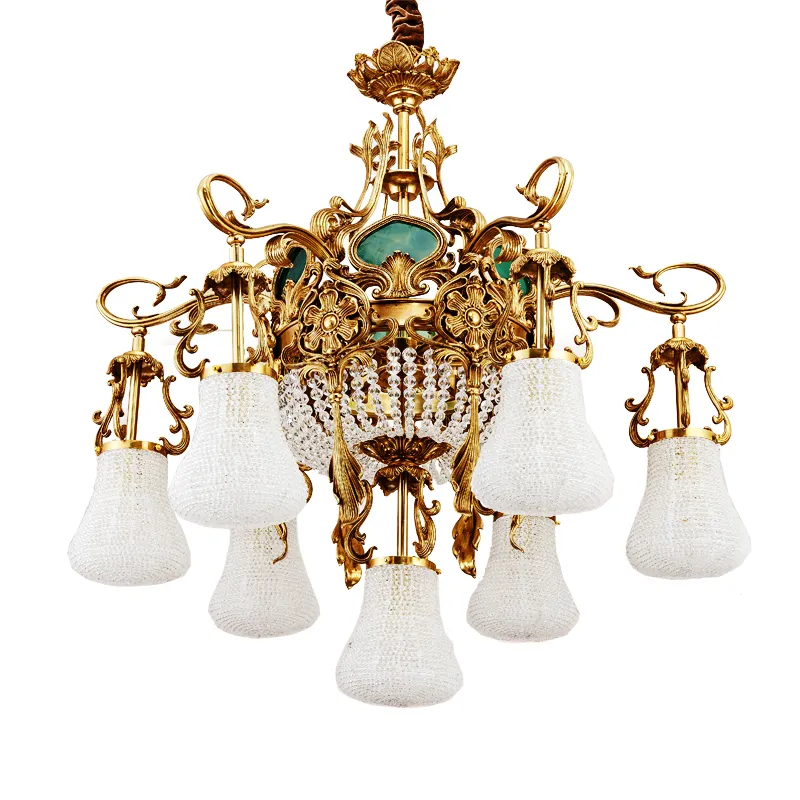 Lustre de luxo com iluminação interna, decoração para sua casa, latão, pingente de bola de cristal, lâmpada pendente, imperdível europeu