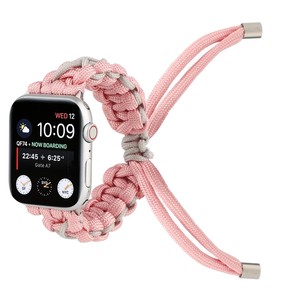 Venta caliente de moda de nylon tejido de camuflaje cuerda aventura al aire libre multifunción correa de reloj para <span class=keywords><strong>Apple</strong></span> <span class=keywords><strong>Watch</strong></span> Band - Product Image 6