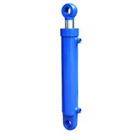 Cylindre hydraulique à vis filetée pour boucles d'oreilles, personnalisé en usine, à double effet, chromé dur, 2T 16Mpa