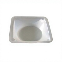 Lot de 125 barquettes de pesée jetables en PP de taille moyenne, 100 ml, carrées, antistatiques, à vidange facile, qualité alimentaire, usage industriel, emballage blister
