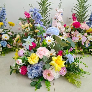 Composizioni Floreali Artificiali in Seta per Corridoi Nuziali, Centrotavola di Alta Qualità, Fiori Finti per Decorazioni di Fidanzamento e Matrimonio - Product Image 4