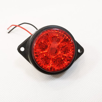 Feux de gabarit latéraux LED rouges étanches de 3 pouces pour camions, remorques et bus