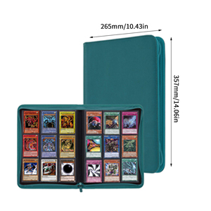 ألبوم بطاقات بـ 9 جيوب، يتسع لـ 360 بطاقة، حافظة بطاقات بتصميم سحاب، ألبومات بطاقات تداول رياضية وهدايا - Product Image 3