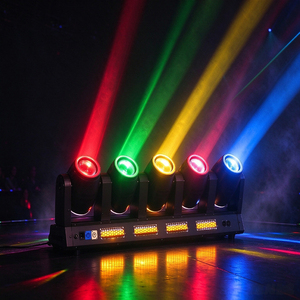 Luz Móvil de Cinco Cabezas de 800W con Rotación Infinita de Doble Cara, Beam Strobe 30-163CH DMX RDM para Discotecas, Clubes, Conciertos y Espectáculos - Product Image 4