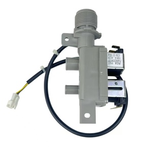 Valve d'admission d'eau pour lave-linge électrique Haier, compatible avec la pièce d'origine <span class=keywords><strong>Bosch</strong></span> Essential 0024000404CA, en plastique noir durable, 220V - Product Image 2
