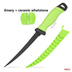 سكين حاد 5/6/7/بوصة الأفضل مبيعًا سكاكين صيد عالية الجودة طقم فيليه سكين احترافي لتقطيع الأسماك - Product Image 6