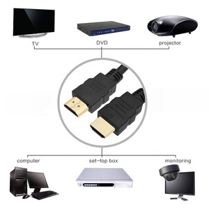 Câble HDMI <span class=keywords><strong>4K</strong></span> 2.0 1.4 <span class=keywords><strong>pas</strong></span> <span class=keywords><strong>cher</strong></span>, câble mâle vers mâle, haute vitesse, plaqué or, câble HDMI V1.4, câble HDTV - Product Image 5