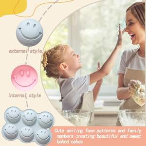 Moule en silicone Offre Spéciale personnalisé à 6 grilles moule à glaçons pour gâteau au chocolat pour la décoration de pâtisserie moule à fondant - Product Image 5