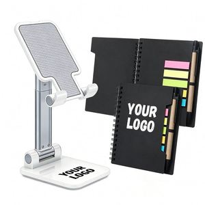 Wholesale Business Gift Adjustable Mobile <b>Stand</b> Low Qty Promotion Portable <b>Desktop</b> Foldable Phone Holder With Custom Logo - Product Image 1