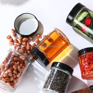 Stoples Kaca Ramah Lingkungan 250ml/500ml/1000ml Tutup Aluminium Mulut Lebar Food Grade untuk Susu, Kue, Pil, Minyak Zaitun, Jeli, Gula - Product Image 3
