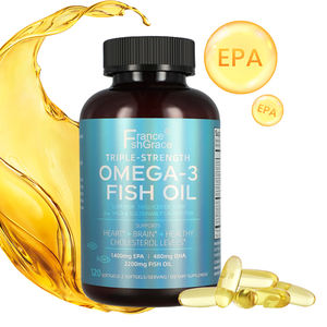Integratore di Olio di Pesce Omega 3 Facile da Assorbire EPA DHA Migliora la Salute Arteriosa Integratore Omega 3 per Adulti - Product Image 1