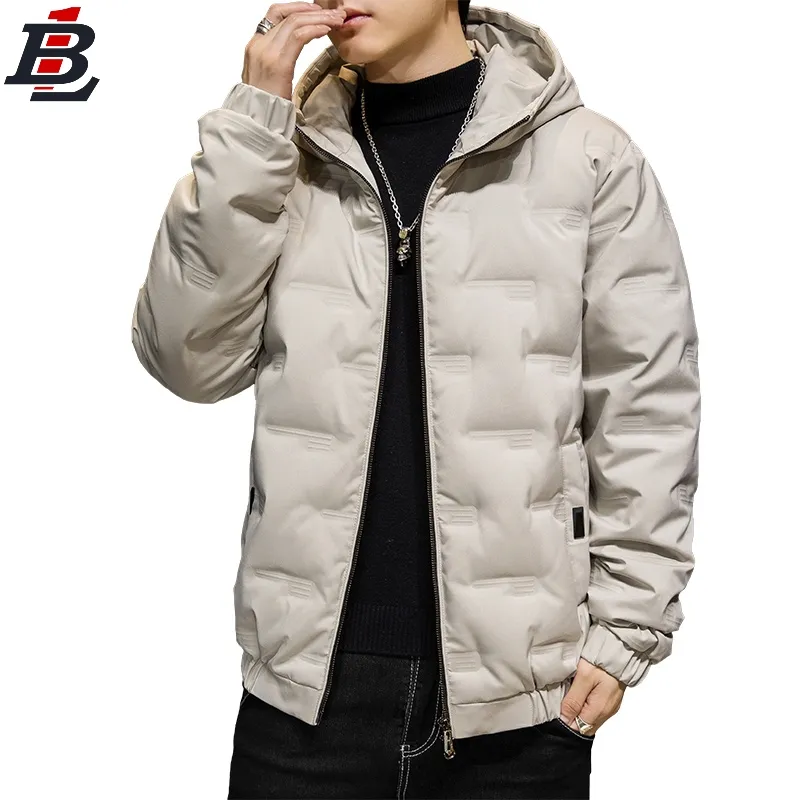 down feather hooded zip up quilted thermal heavy weight contrast color mens winter puffer sherpa fleece jacket