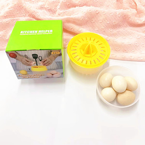 Plastic 2 In 1 Kitchen Gadgets Egg Yolk Separator Manual Orange Juicer Hand Press Fruit Lemon Squeezer