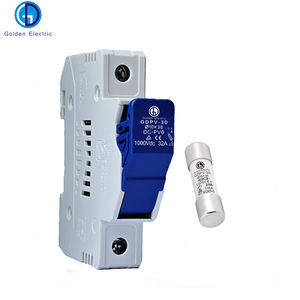 10*38 Mét DC 6A 8A 10A 12A 15A 16A 20A 25A 30A 32A PV năng lượng mặt trời DC 1000V cầu chì chủ CE <span class=keywords><strong>TUV</strong></span> - Product Image 1