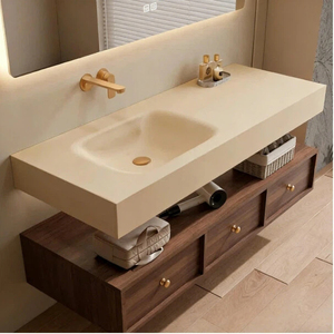 Modern minimalist hotel style waterproof and moisture-proof home hotel wall mounted bathroom cabinet - Product Image 5