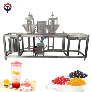 Easy operate pearls forming molding equipment bubble tea taiwan agar gel popping boba ball machine